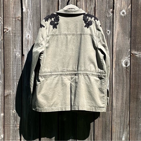 Lane Bryant military green utility army jacket  size 14/16 - Picture 10 of 17